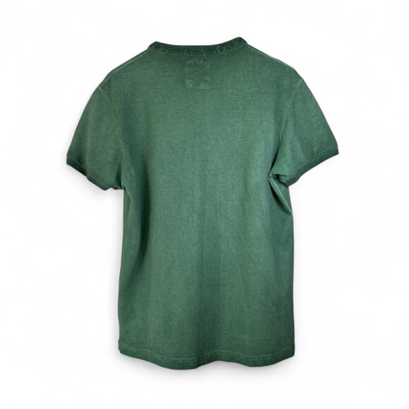 Superior Vintage SV52‎ Short Sleeve Henley Tee Mens Medium - Picture 2 of 12